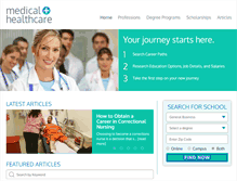 Tablet Screenshot of medicalandhealthcare.com